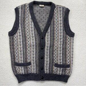 Vaka Icelandic Knit Wool Sweater Vest